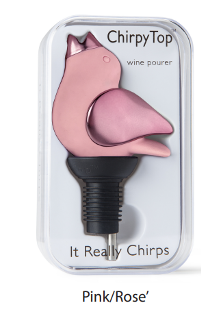 Chirpy Top Wine Pourer by Gurgle Pot | Lake Effect