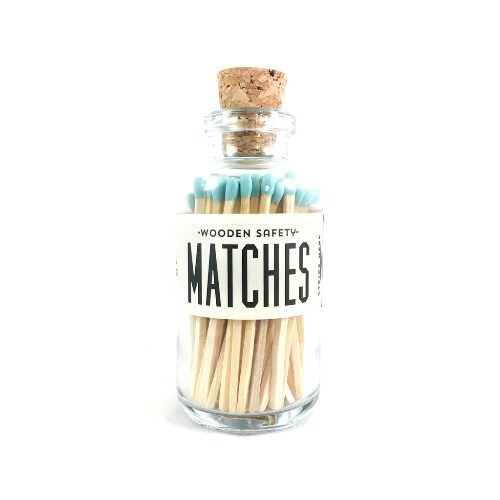 Teal Matches Apothecary Vintage Small - Lake Effect