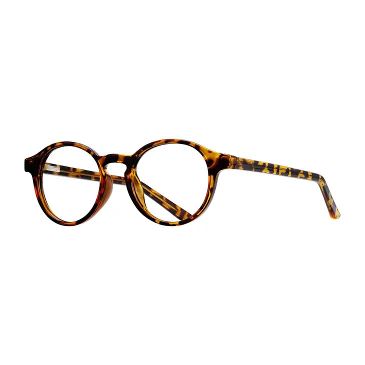 Montauk Readers + Blue Light Lens- Amber Tortoise - Lake Effect