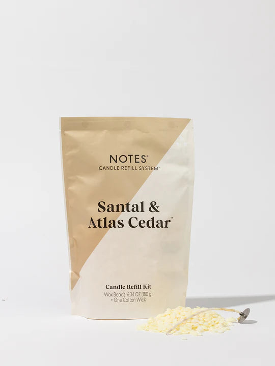 Notes Candle Refill Kits- Santal & Atlas - Lake Effect