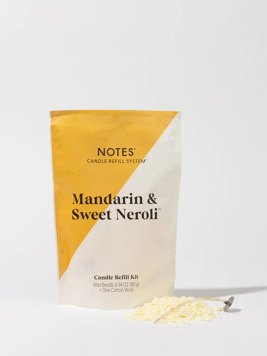 Notes Candle Refill Kits- Mandarin & Sweet Neroli - Lake Effect