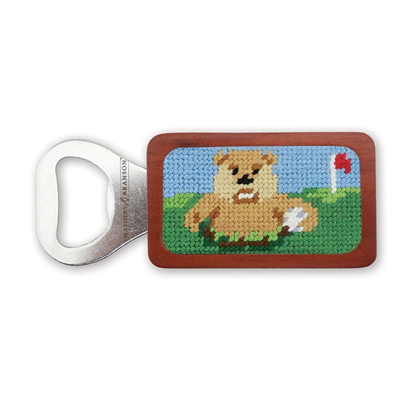 Gopher Golf Needlepoint Bottle Opener by Smathers & Branson - Lake Effect