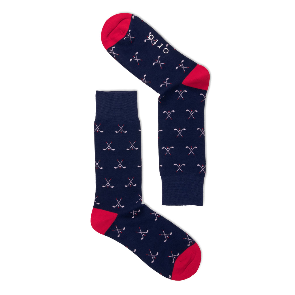 Navy Golf Club Socks by ortc - Lake Effect