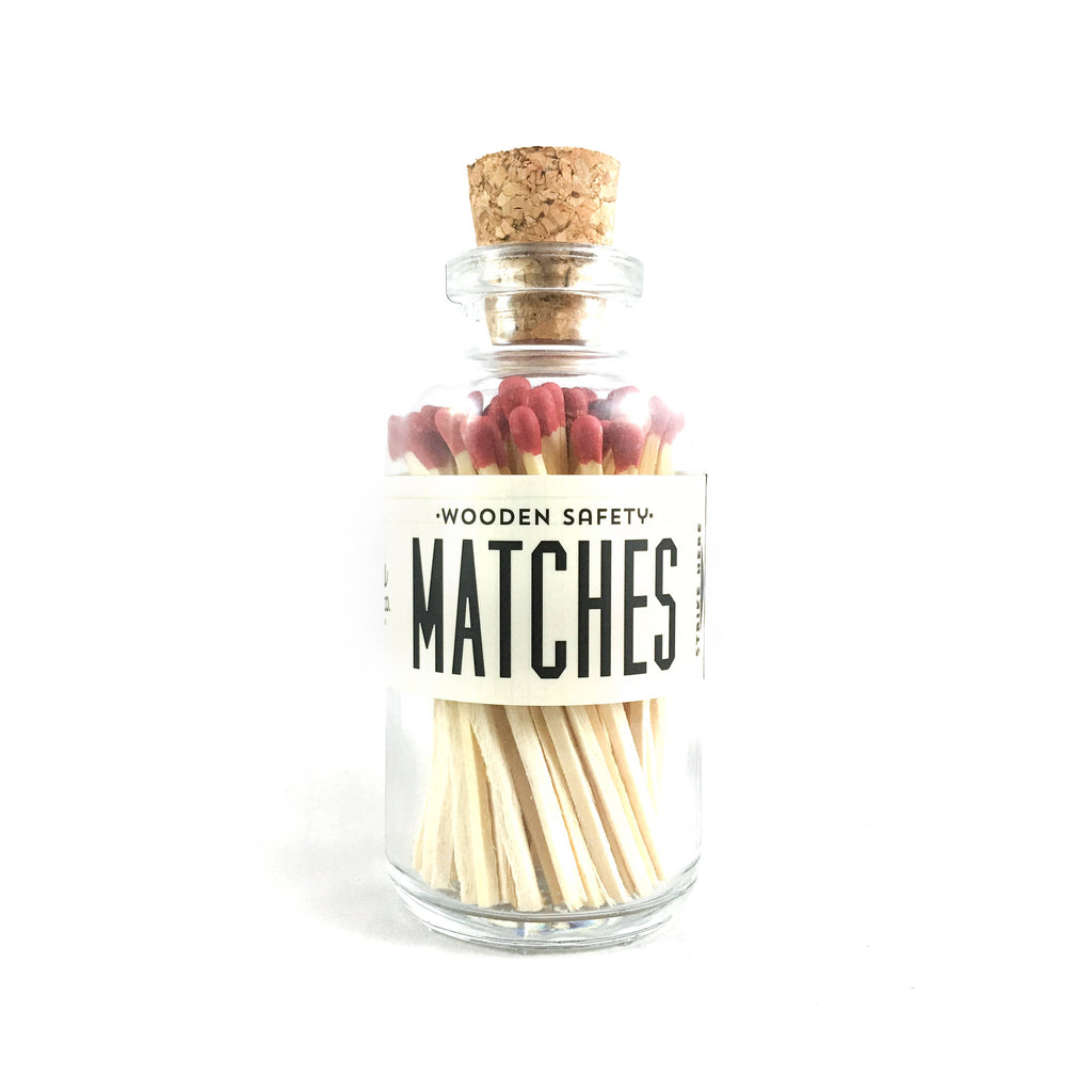 Maroon Mini Vintage Apothecary Matches - Lake Effect