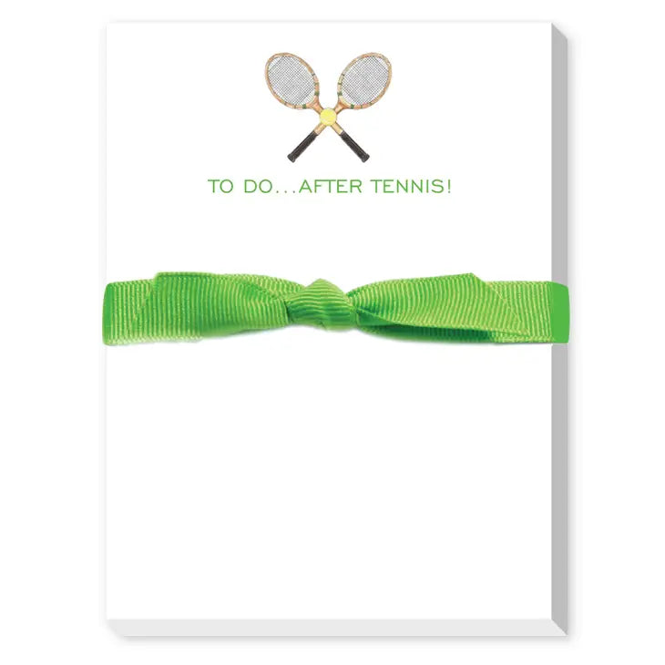 To Do After Tennis Mini Notepad - Lake Effect