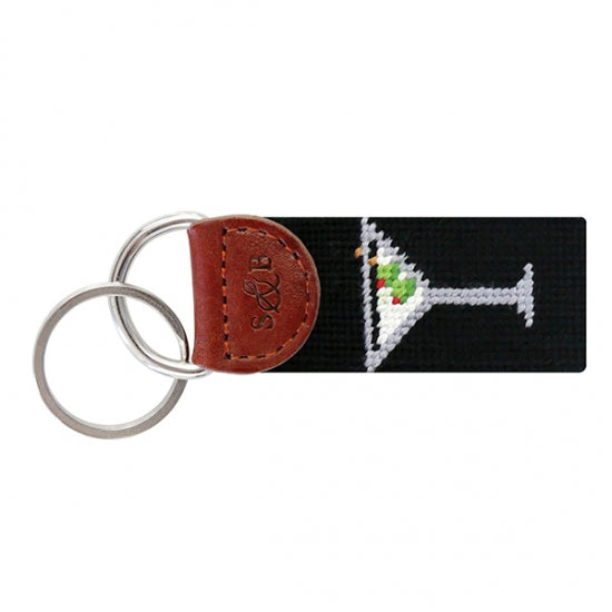 Martini Key Fob- Black by Smathers & Branson - Lake Effect