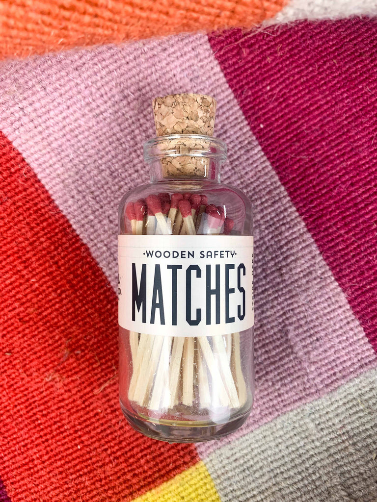 Maroon Mini Vintage Apothecary Matches - Lake Effect