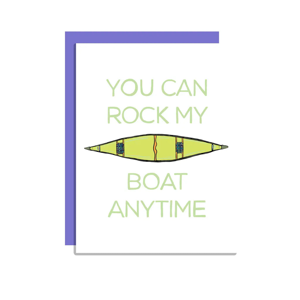 Rock My Boat Card - Lake Effect