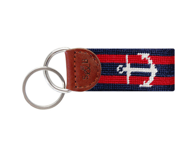 Striped Anchor Key Fob by Smathers & Branson - Lake Effect