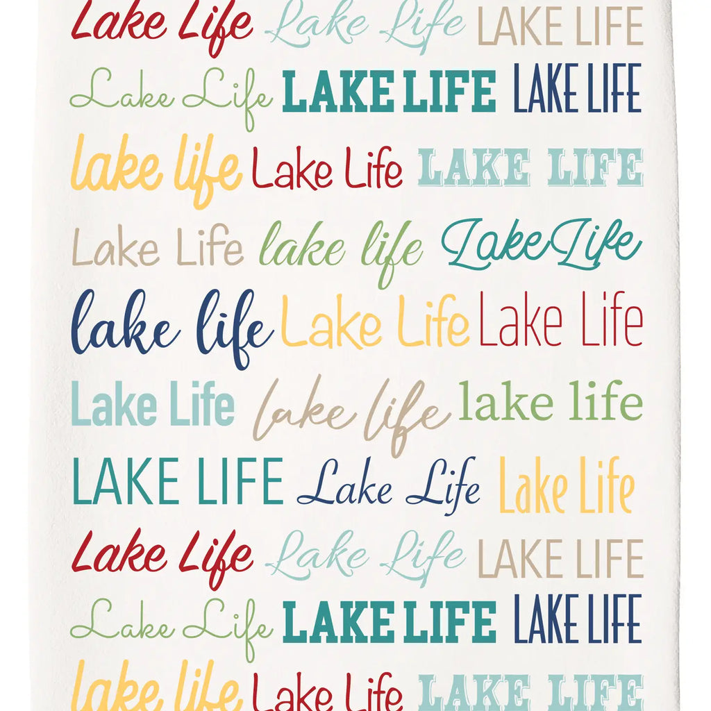 Lake Life Hand Towel - Lake Effect