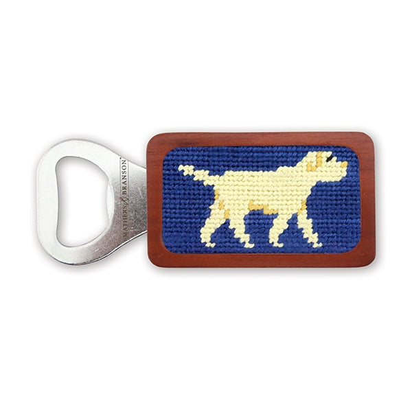 Yellow Lab Needlepoint Bottle Opener by Smathers & Branson - Lake Effect