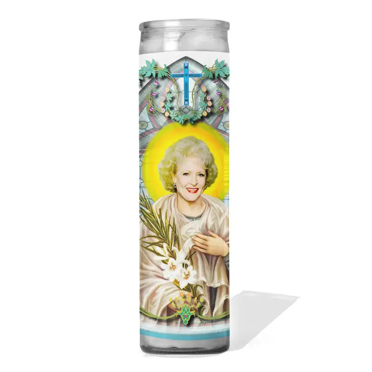 Betty White Celebrity Prayer Candle - Lake Effect