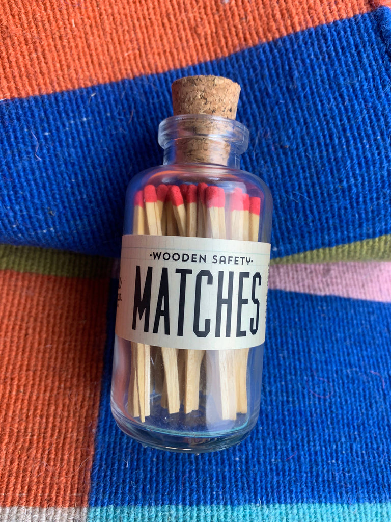 Red Mini Vintage Apothecary Matches - Lake Effect