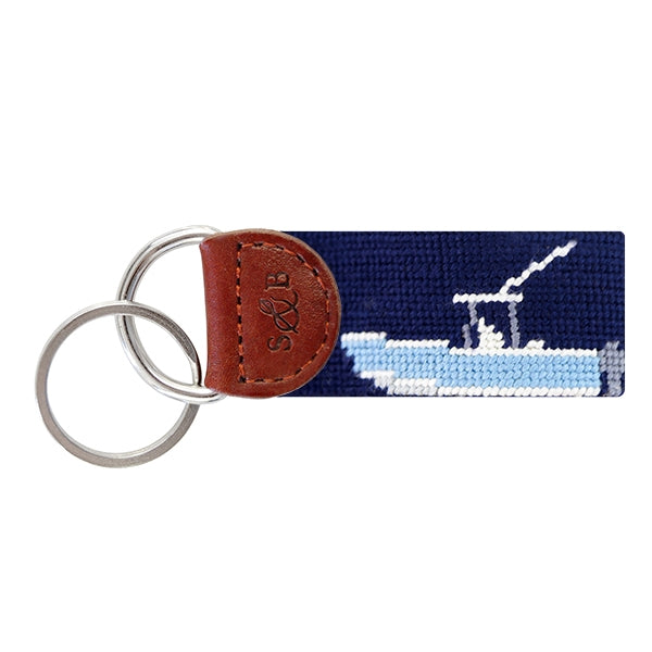 Power Boat Key Fob by Smathers & Branson - Lake Effect