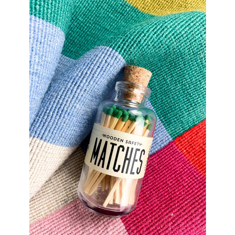 Green Mini Vintage Apothecary Matches - Lake Effect