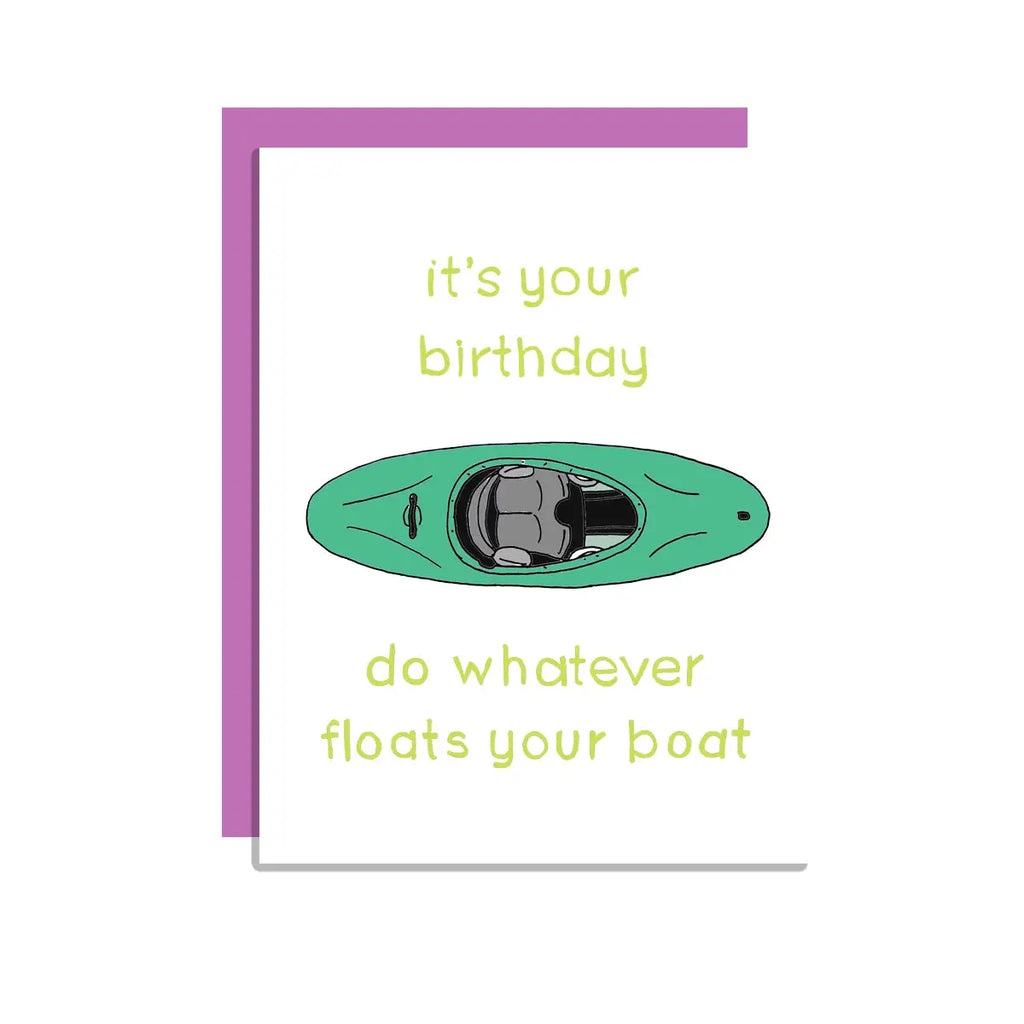 Floats Your Boat Card - Lake Effect