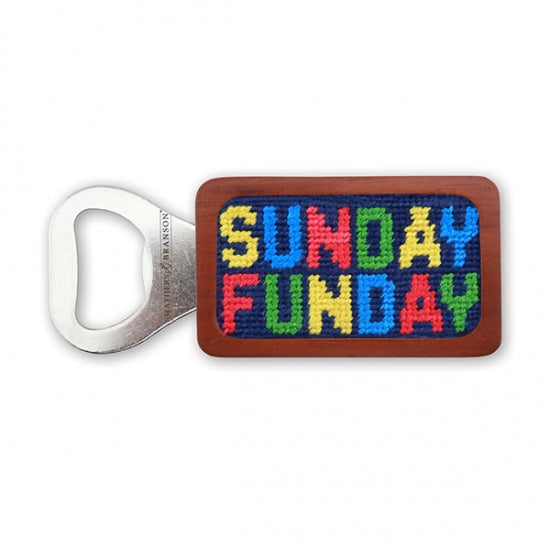 Sunday Funday Needlepoint Bottle Opener by Smathers & Branson - Lake Effect