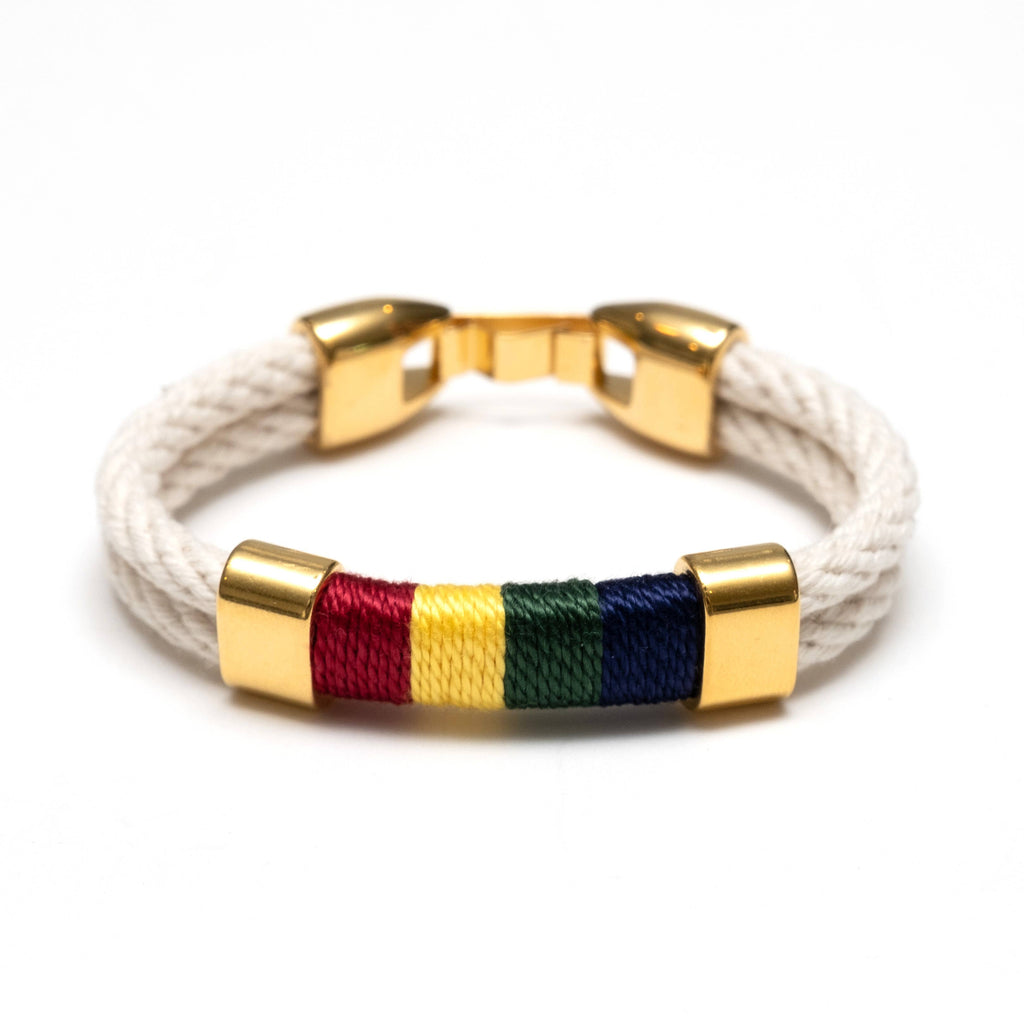 Hancock Bracelet - Ivory/Gold by Allison Cole - Lake Effect
