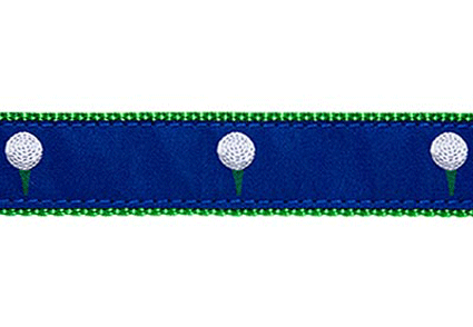 Blue Golf Ball Dog Collar and/or Leash by Preston - Lake Effect