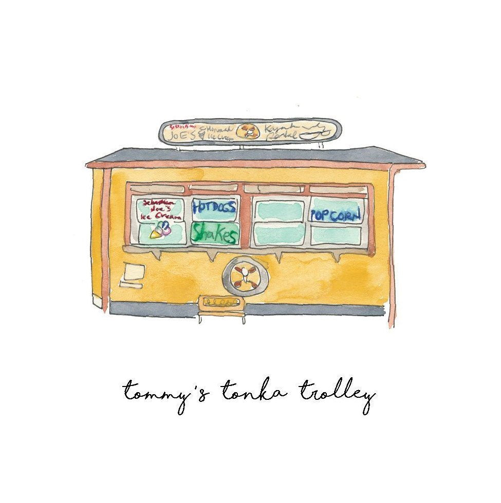 Tommy's Tonka Trolley Print - Lake Effect
