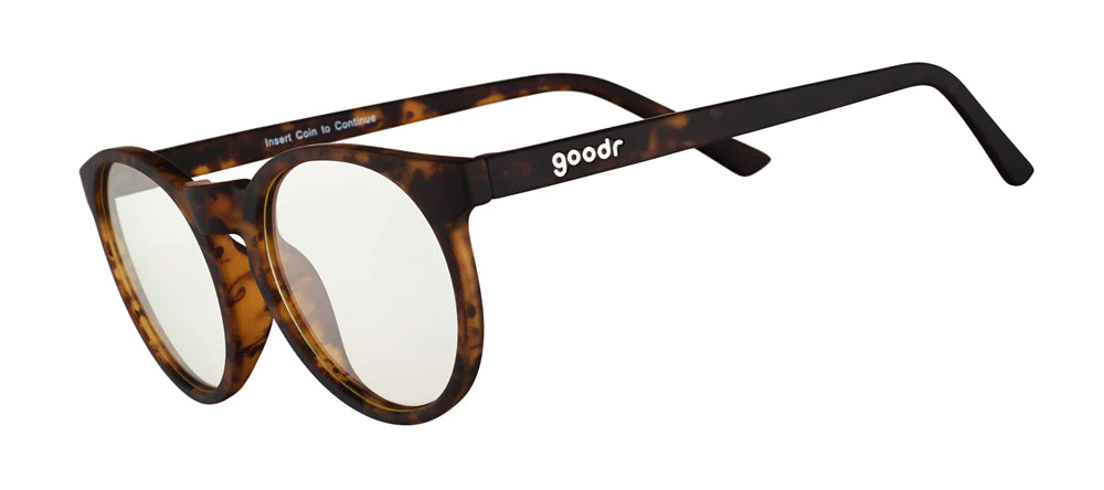 Insert Coin to Continue Goodr Blue Light Glasses - Lake Effect