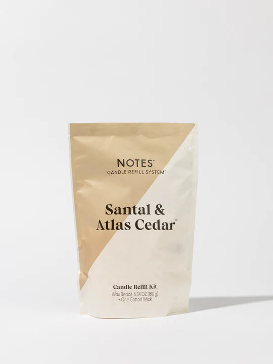 Notes Candle Refill Kits- Santal & Atlas - Lake Effect