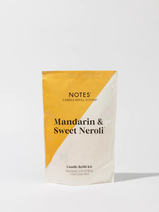 Notes Candle Refill Kits- Mandarin & Sweet Neroli - Lake Effect