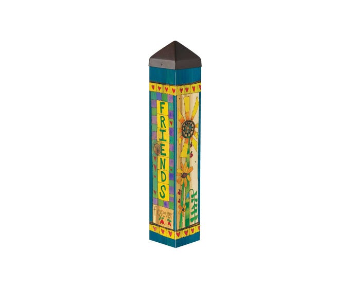 Friends 20" Art Pole by Studio M - Lake Effect