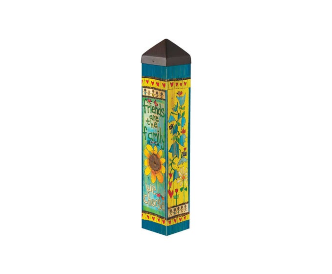 Friends 20" Art Pole by Studio M - Lake Effect