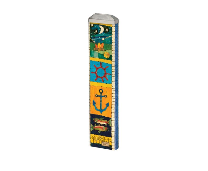 At the Lake 13" Art Pole by Studio M - Lake Effect