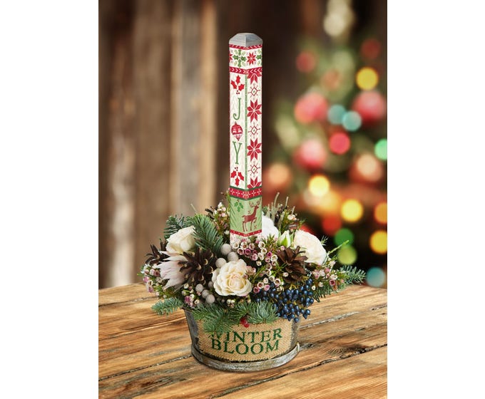 Nordic Joy 16" Art Pole by Studio M - Lake Effect