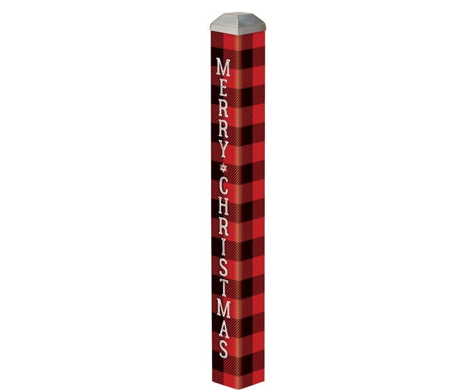 Buffalo Check 16" Art Pole by Studio M - Lake Effect