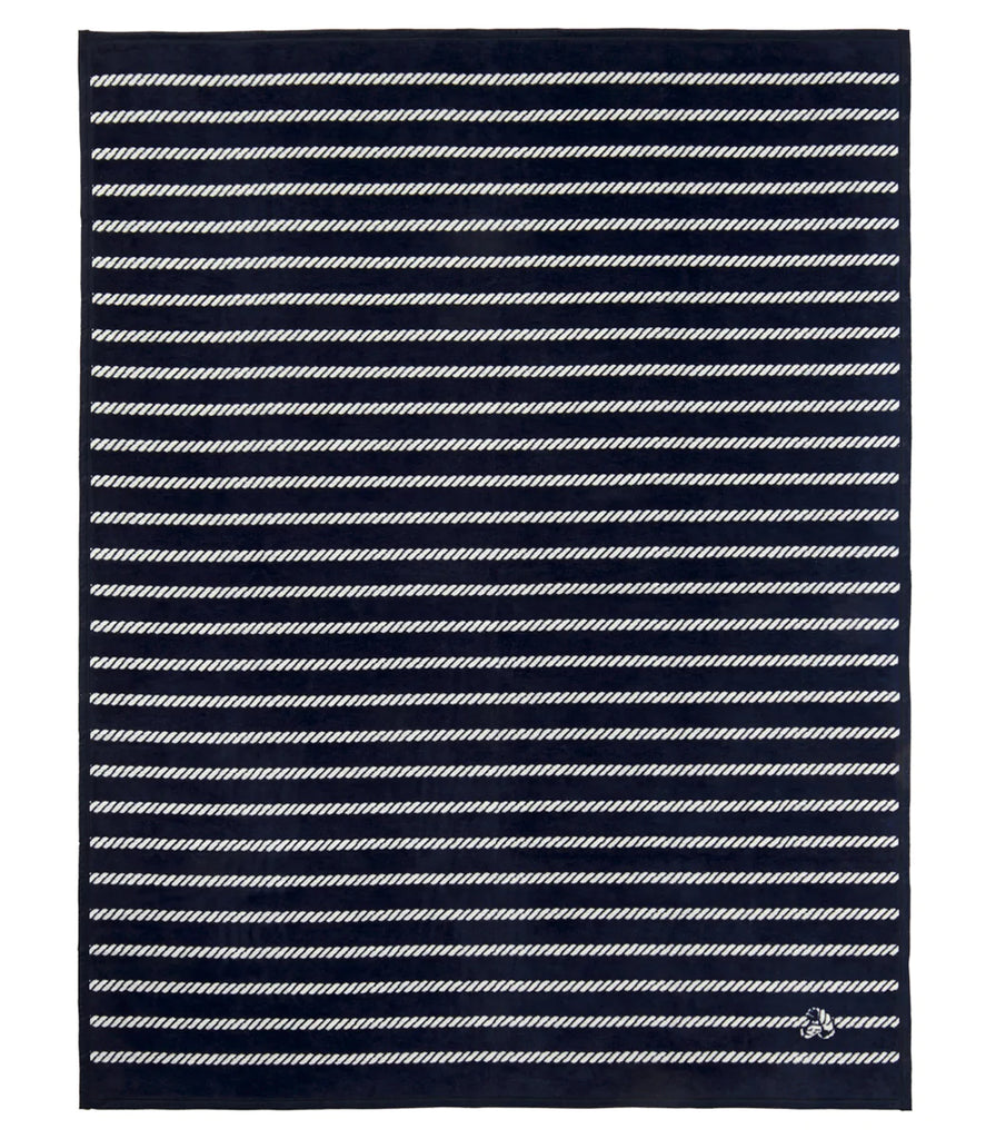 Tie the Knot Navy Blanket by ChappyWrap - Lake Effect