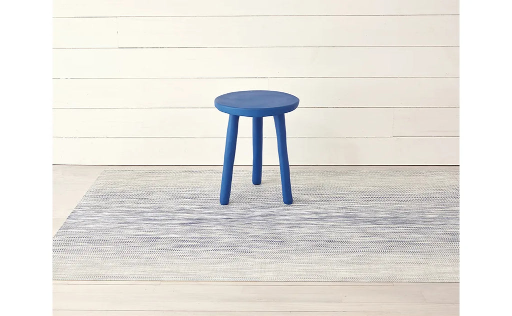 Wave Floor Mat- Blue by Chilewich - Lake Effect